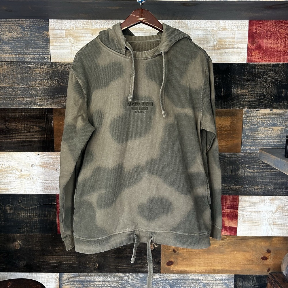 Maharishi Hoodie After hood Smock Sweatshirt Thick Camo Four Stages Men's Medium
